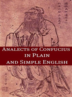 cover image of The Analects of Confucius In Plain and Simple English